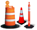 Traffic Drums, Cones + Delineators